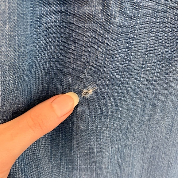 Splendid Brook Chambray Jumpsuit in Medium Indigo - Picture 7 of 9